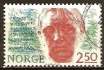 Stamps Norway -  Herman Wildenvey (poeta).