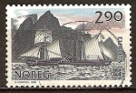 Stamps : Europe : Norway :  "Marca de europa"C.E.P.T.E. (paleta-barco de vapor).