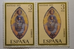 Sellos de Europa - Espa�a -  Navidad 1975 La Virgen y el Niño Navarra