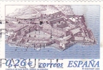 Stamps Spain -  castillo de san felipe- ferroll  (la Coruña)