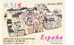 Stamps Spain -  catedral de la marina -Juvenia 2003