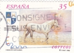 Stamps Spain -  yeguada de la cartuja-  3724  