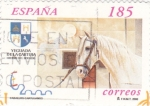 Stamps Spain -  yeguada de la cartuja-  3728  A