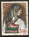 Stamps Norway -  Trajes nórdicos.