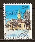 Sellos de Europa - Noruega -  Navidad-Iglesia.