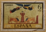 Stamps : Europe : Spain :  Beato Biblioteca Nacional
