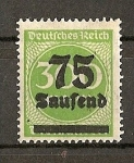 Stamps Germany -  Inflaccion Alemana.