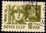 Stamps : Europe : Russia :  Soldado