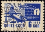 Stamps : Europe : Russia :  Avión