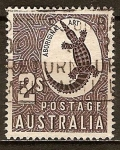 Stamps : Oceania : Australia :  Aboriginal Art-El arte Aborigen.