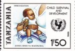 Stamps Tanzania -  UNICEF