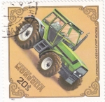 Stamps Mongolia -  tractor- deutz dx 230 alemania
