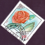 Stamps Mongolia -  rosa