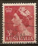 Sellos de Oceania - Australia -  La reina Isabel II.