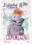 Stamps Spain -  Para los niños-LOS LUNNIS   Lulila 
