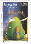 Stamps Spain -  Para los niños-LOS LUNNIS    Lunnispark