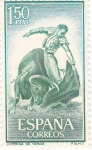 Stamps Spain -  fiesta nacional: tauromáquia-corrida de toros