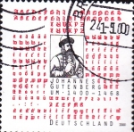 Stamps Germany -  gutenberg