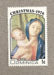 Stamps : America : Dominica :  Navidad 1976