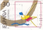 Stamps Spain -  deportes olímpicos de Bronce- vela