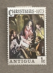 Stamps Antigua and Barbuda -  Navidad 1975