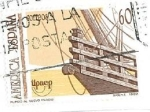 Sellos del Mundo : Europa : Espa�a : Amercia-UAPEP- V Cent.Descubrimiento