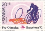 Stamps Spain -  Pre-olímpica Barcelona 92 - ciclismo