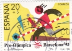Stamps Spain -  Pre-olímpica Barcelona 92 -atletismo