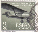 Stamps Spain -  centenario de la aviación española-  jesus del gran poder