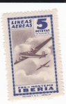 Stamps Spain -  lineas aéreas pro-montepío IBERIA