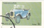 Sellos del Mundo : Asia : Nagaland : coches antiguos- austin  seven 1922