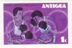 Sellos del Mundo : America : Antigua_y_Barbuda : juegos olimpicos montreal-canada 1976-Boxeo