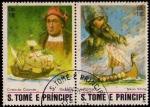 Stamps S�o Tom� and Pr�ncipe -  Cristobal Colon - Leif Ericson