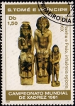Stamps : Africa : S�o_Tom�_and_Pr�ncipe :  Campeonato Mundial de Ajedrez 1981 