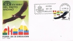 Stamps Spain -  SPD XV ANIVERSARIO DEL PACTO ANDINO