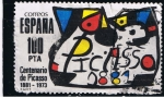 Sellos de Europa - Espa�a -  Edifil  2609  Homenaje a Pablo Ruíz Picasso.  