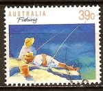 Stamps Australia -  Pesca