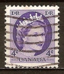 Stamps : America : Canada :  La Reina Isabel II.