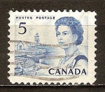 Stamps : America : Canada :  La Reina Isabel II.