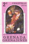 Stamps Grenada -  christmas 1976-la natividad-romanino