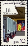 Stamps : Europe : Germany :  CONTAINER TRANSPORT