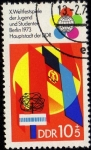 Stamps Germany -  X. Weltfestpiele der Jugend und Studenten- Berlin 1973