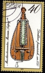 Stamps Germany -  Musikinstrumenten - Museum Leipzig