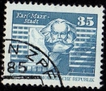Stamps Germany -  Karl -Marx - Stadt