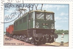 Stamps Africa - Burkina Faso -  ferrocarriles