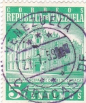Stamps : America : Venezuela :  oficina principal de correos de caracas
