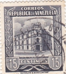 Stamps : America : Venezuela :  oficina principal de correos de caracas