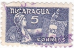 Stamps Nicaragua -  asistencia social