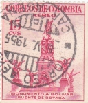 Stamps Colombia -  monumento a bolivar-puente de boyaca