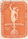 Stamps Colombia -  feria exposicion internacional 1954